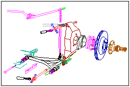 Small rear suspension